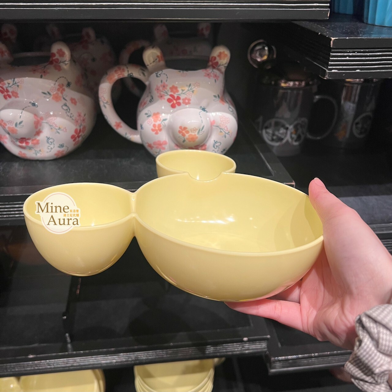 米奇 Mickey 米奇頭 黃色 造型碗 -香港迪士尼樂園