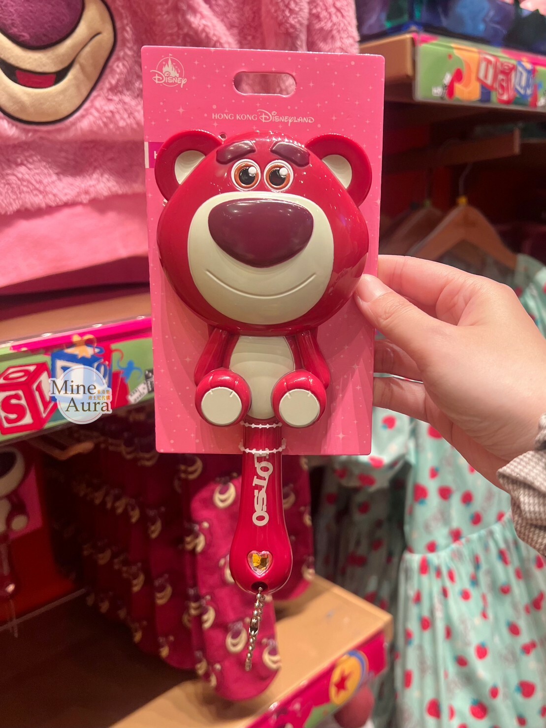 熊抱哥 Lotso 立體造型 梳子 美髮梳 玩具總動員 Toy Story -香港迪士尼樂園