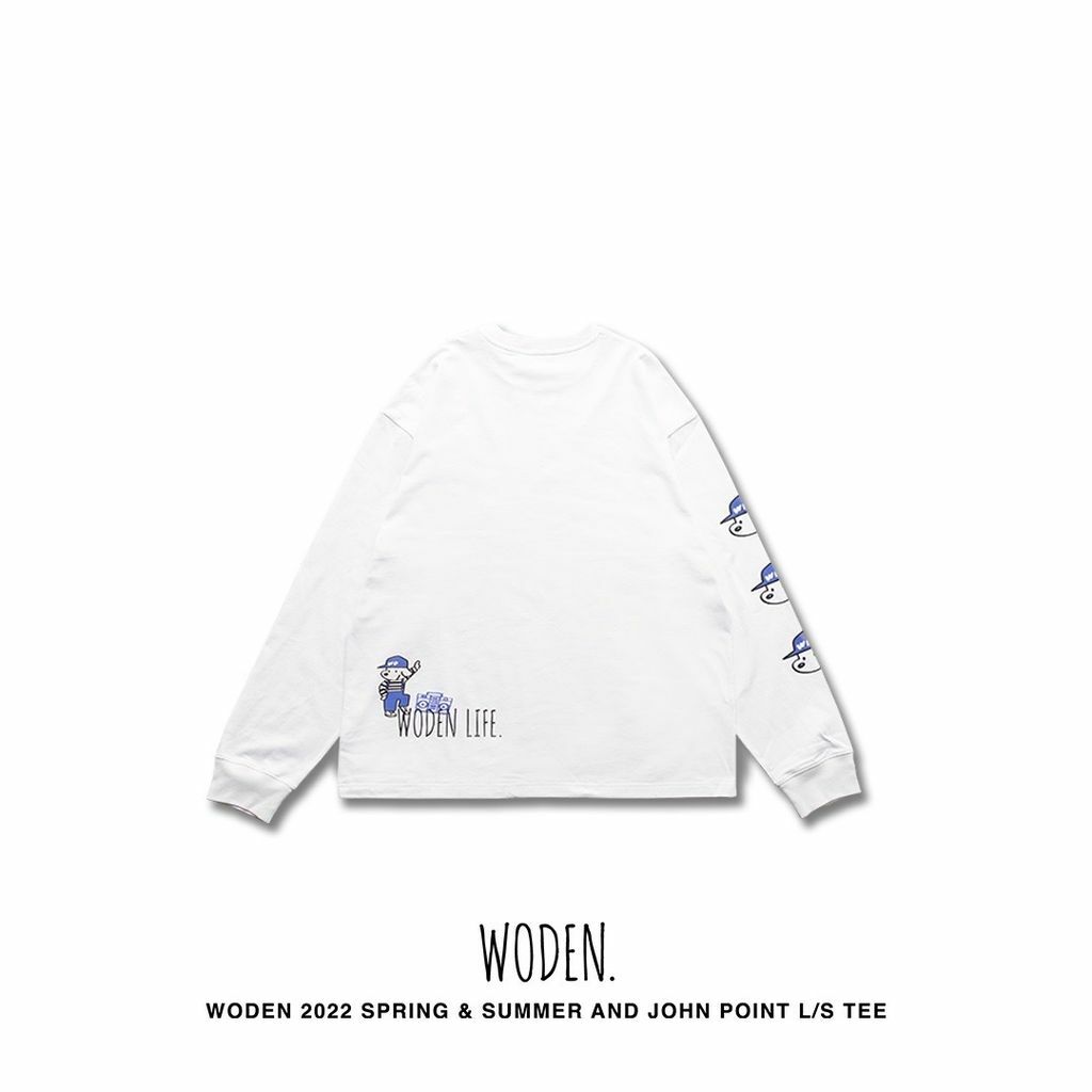 WODEN 22SS and John Point L/S tee 白