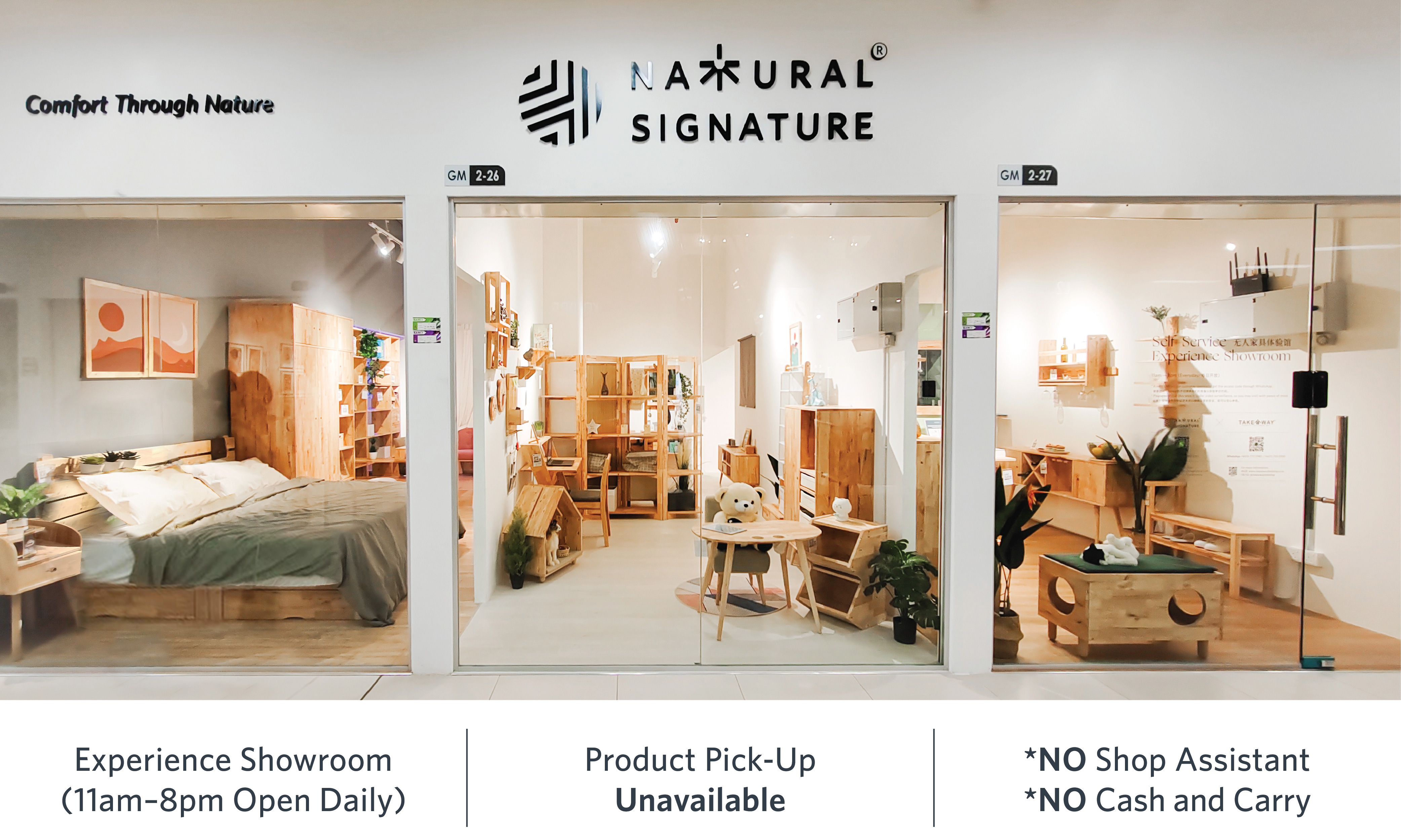 Natural Signature Furniture Experience Showroom - GMBB - Bukit Bintang - KL