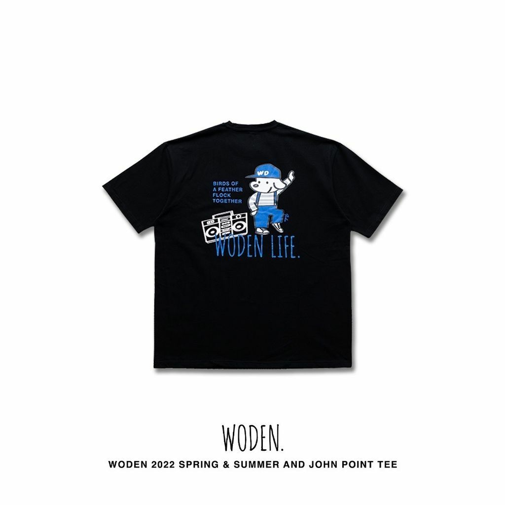 WODEN 22SS and John Point tee 黑
