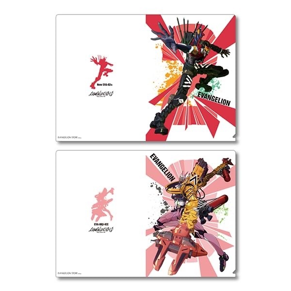Evastore 預訂 新2号機α/8号機β A4 File Set