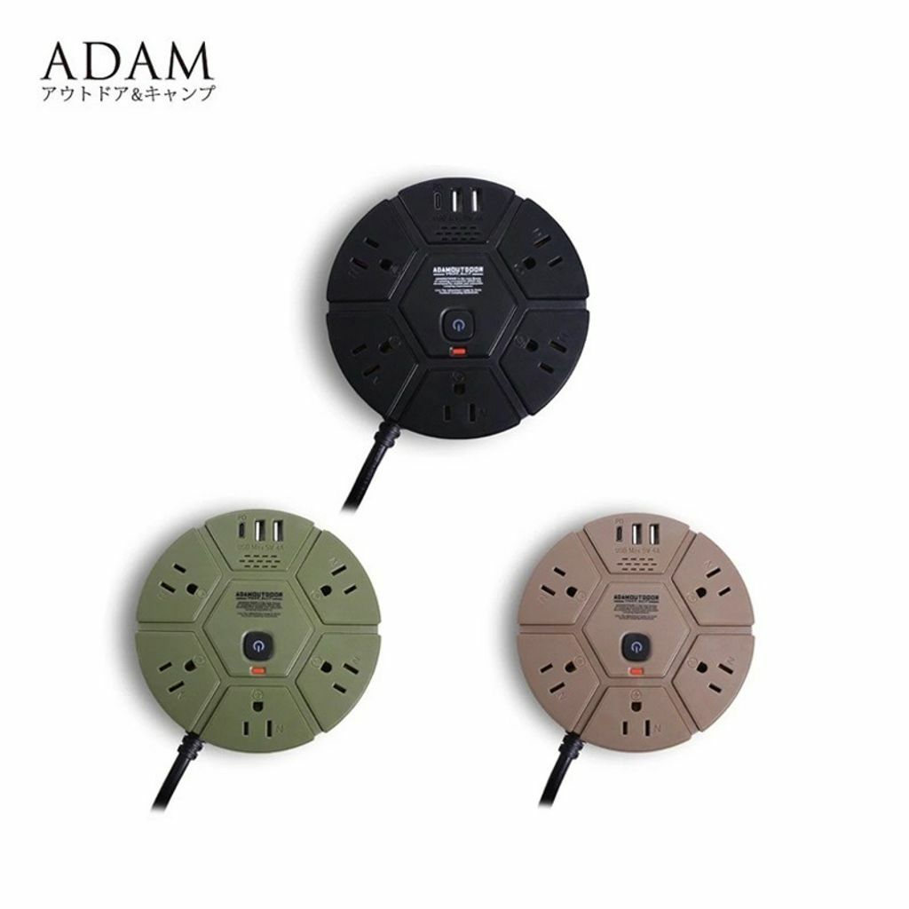 ADAM｜延長線組3P5座3UPD1.8M