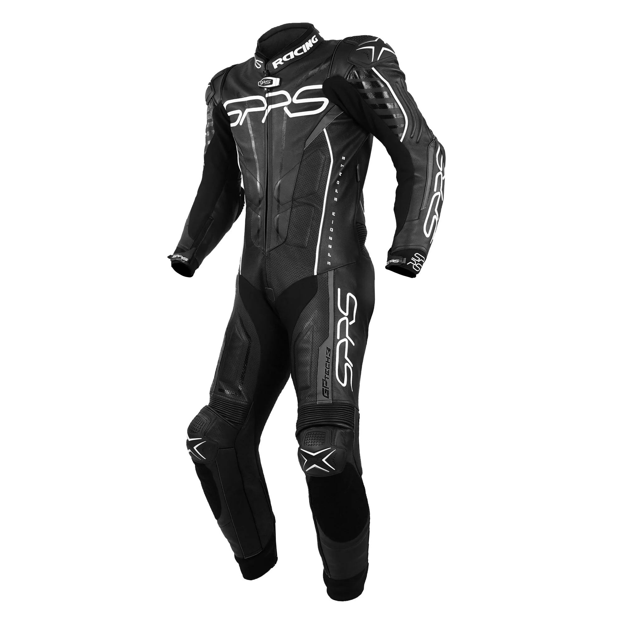 SPRS GP TECH3 Leather suit 黑灰 競技 連身皮衣