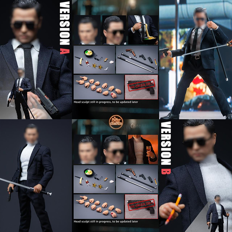 Aton Custom 1/12 Blind Killer Action Figure (2 Ver. Regular)