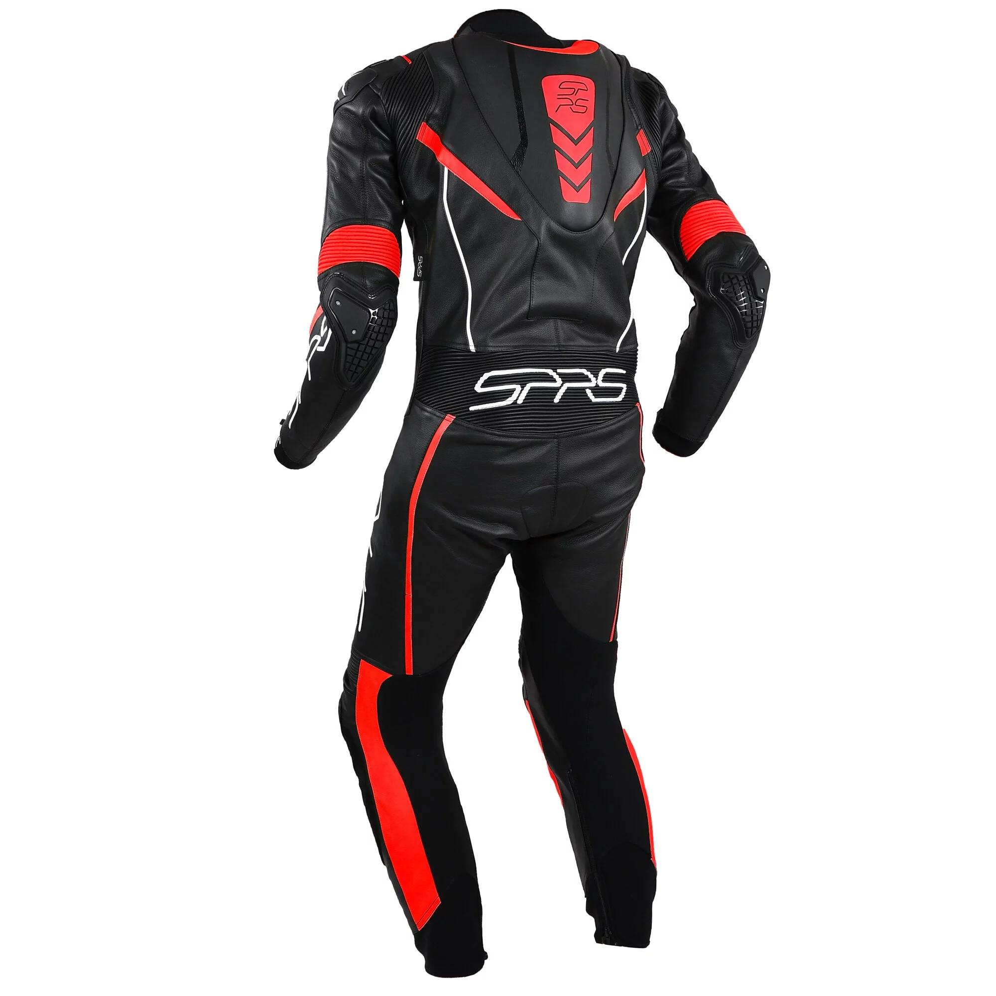 SPRS GP TECH3 Leather suit 黑紅 競技 連身皮衣