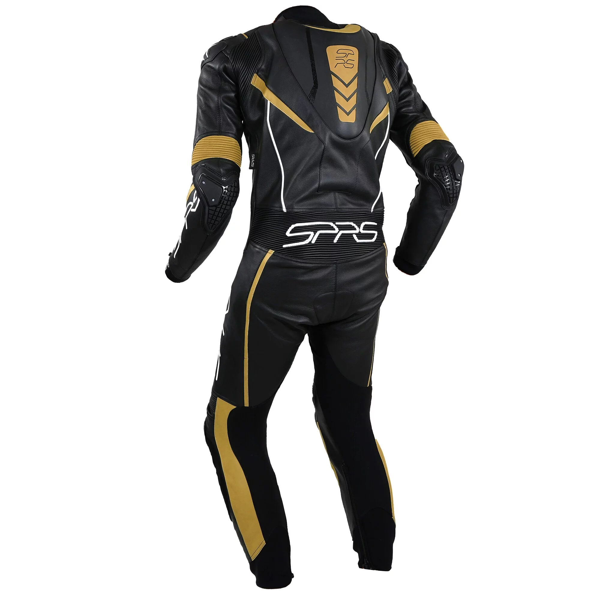 SPRS GP TECH3 Leather suit 黑金 競技 連身皮衣