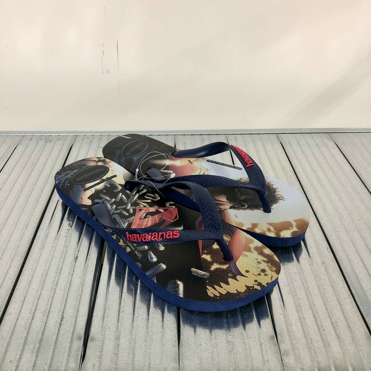 Havaianas 哈瓦仕 Top Herois DC Flip Flops DC英雄系列 拖鞋 夾腳拖 超人 男女款 4141765-3536U