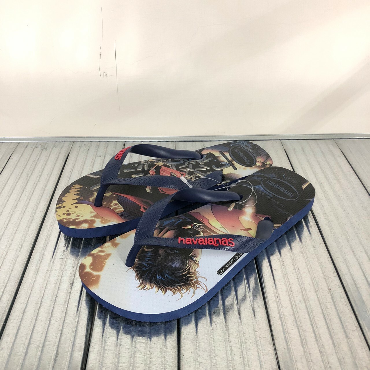 Havaianas 哈瓦仕 Top Herois DC Flip Flops DC英雄系列 拖鞋 夾腳拖 超人 男女款 4141765-3536U