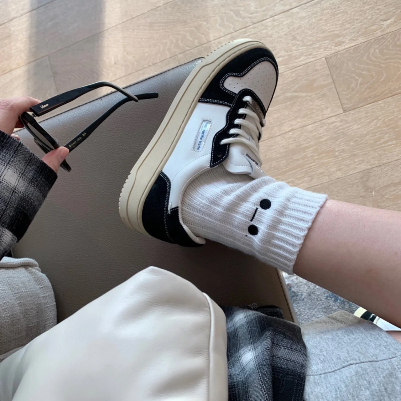 <韓國連線中>EPT 韓國限定 復古鞋 COURT 小白鞋 黑白