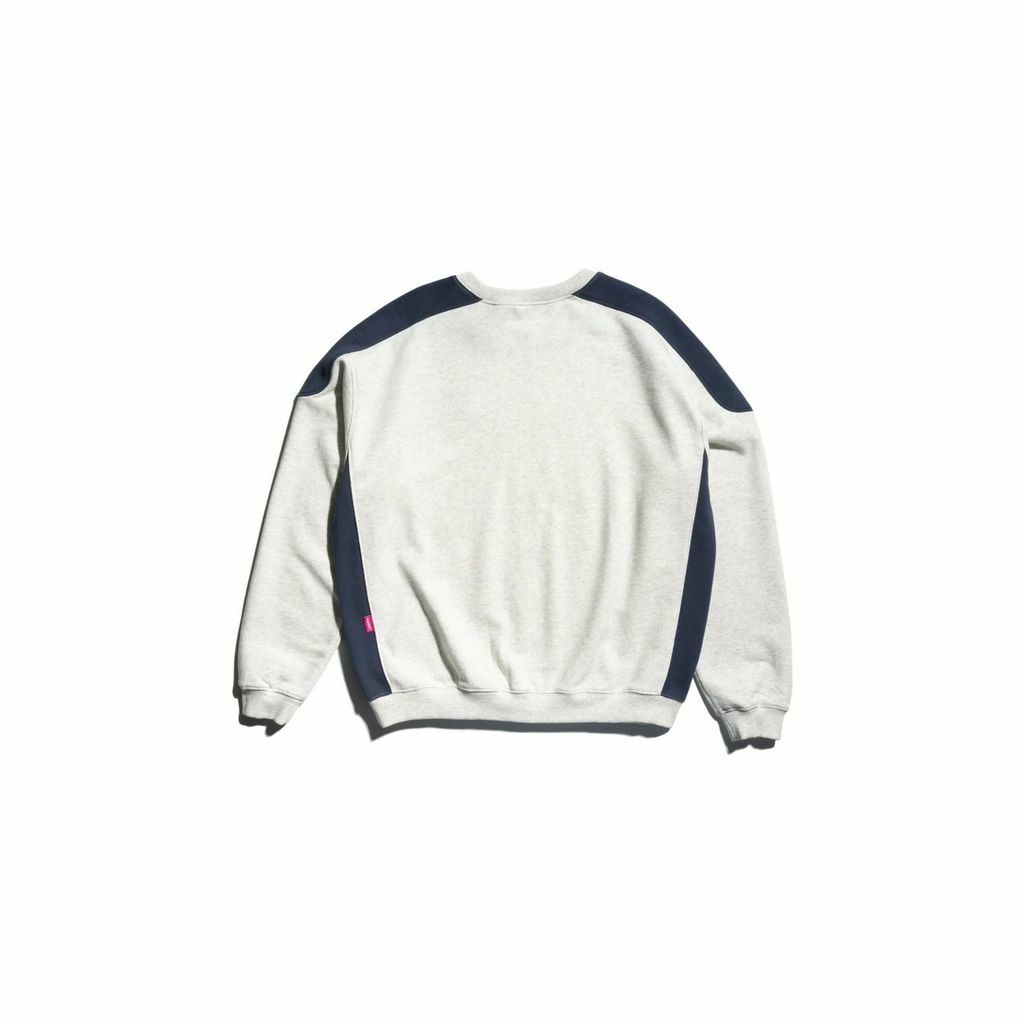 AGAINST 2 TONE PANEL SWEATER