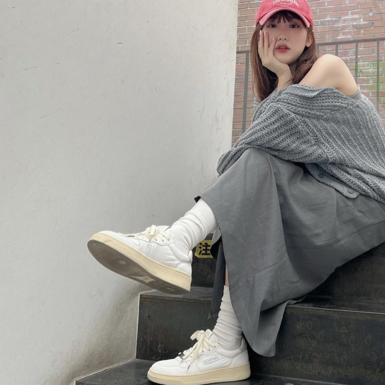 【現貨】EPT 韓國限定 復古鞋 COURT 小白鞋 灰尾