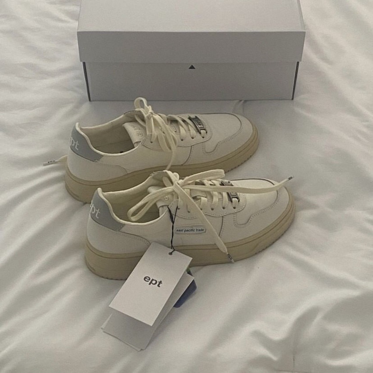 【現貨】EPT 韓國限定 復古鞋 COURT 小白鞋 灰尾