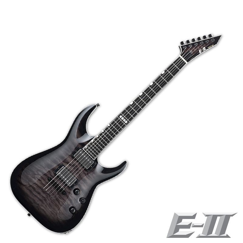 ESP E-II HORIZON NT-II STBLKSB 主動式 雙雙 電吉他