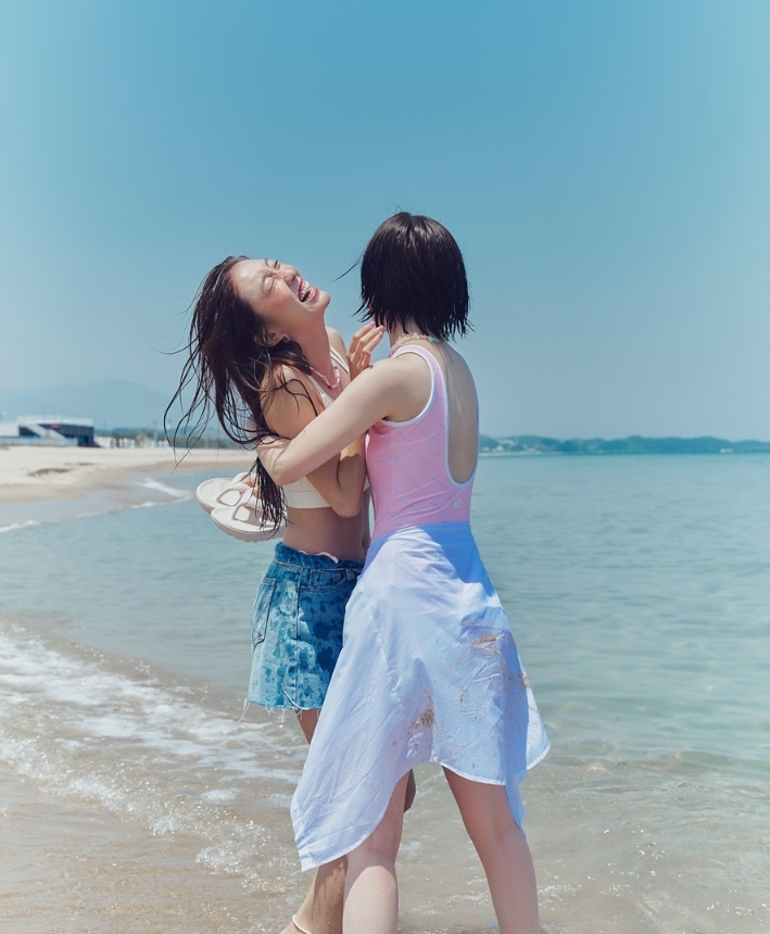 韓國代購 Discovery Expedition Monokini 連身泳衣 背心連身泳衣 粉 JUN-