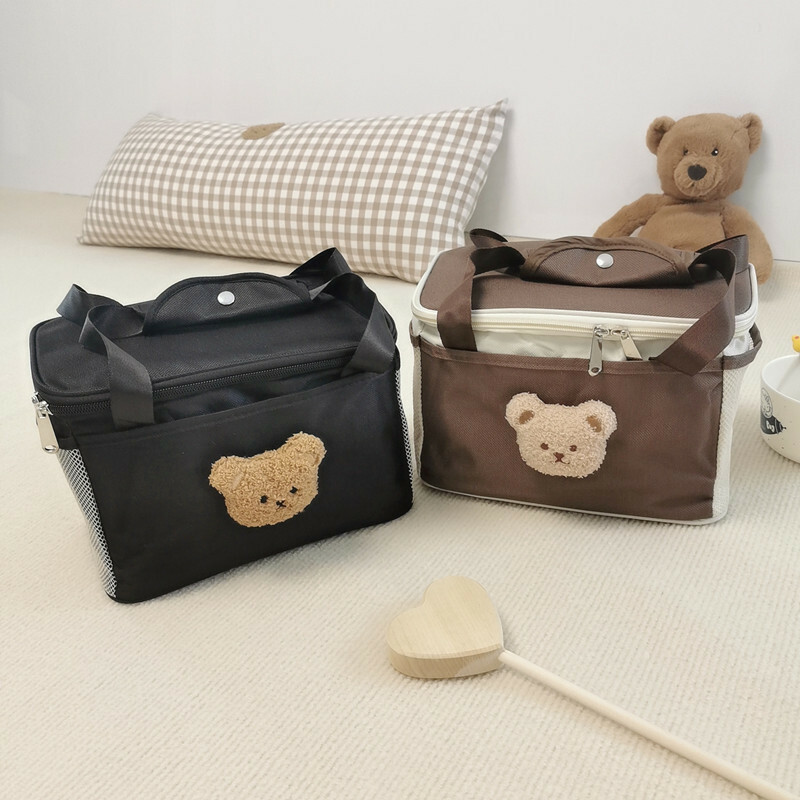 《2653》韓國小熊保溫實用袋