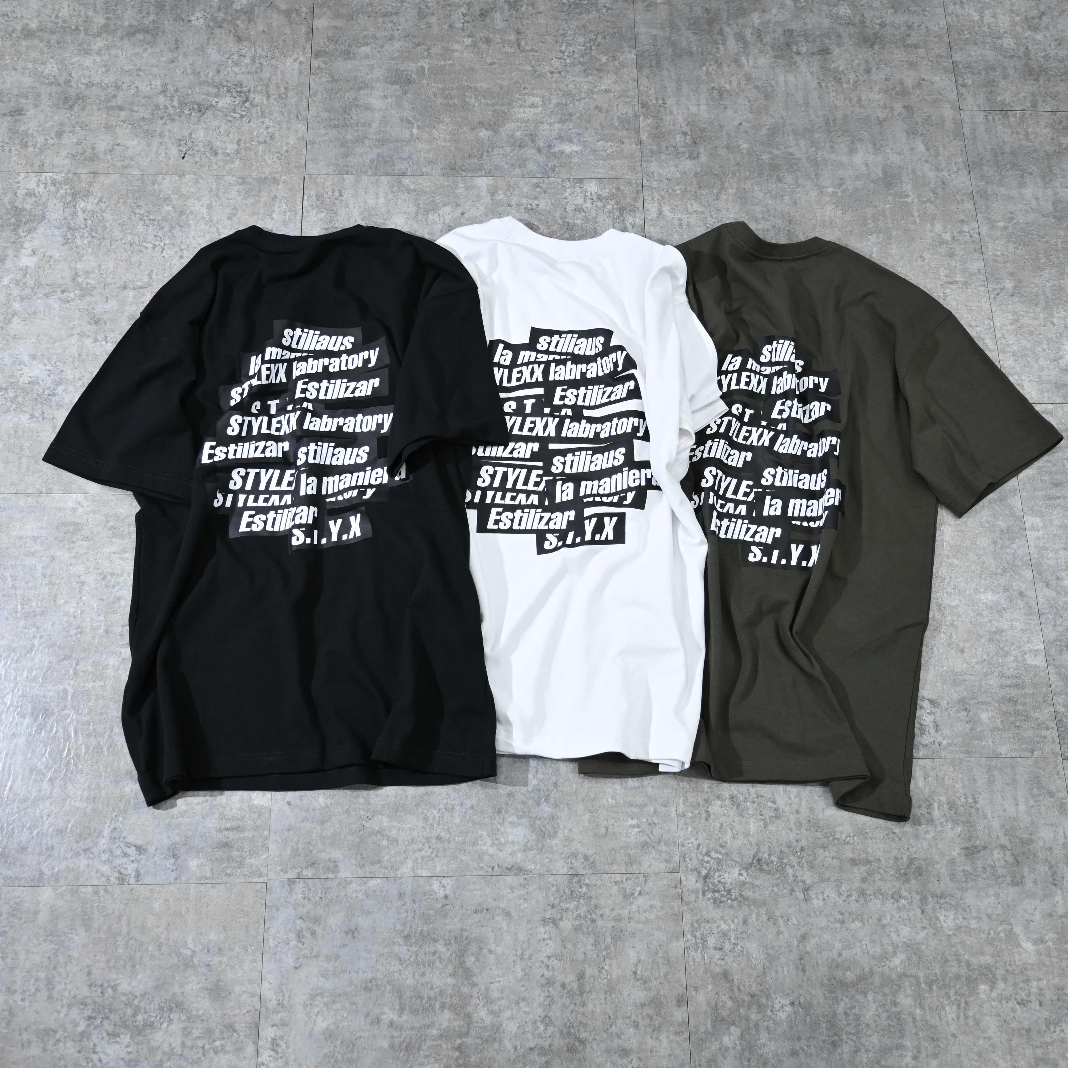 STYLEXX Multi Logo Print Tee