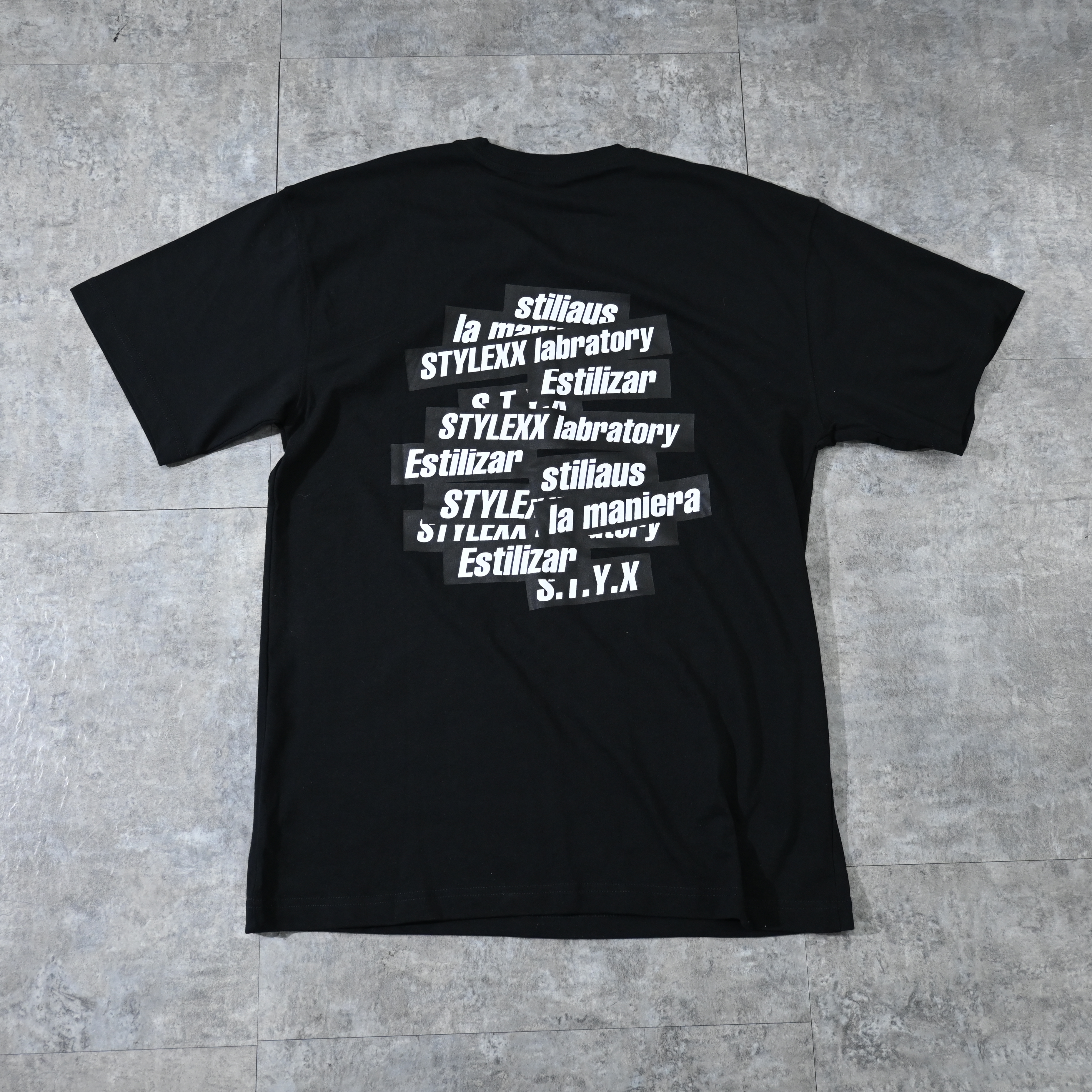 STYLEXX Multi Logo Print Tee