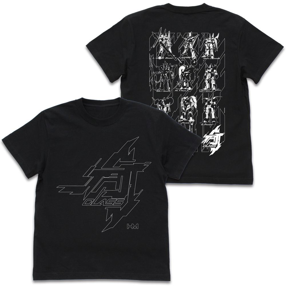 Cospa 0317 重戦機ｴﾙｶﾞｲﾑ A級ﾍﾋﾞｰﾒﾀﾙ Tｼｬﾂ/BLACK