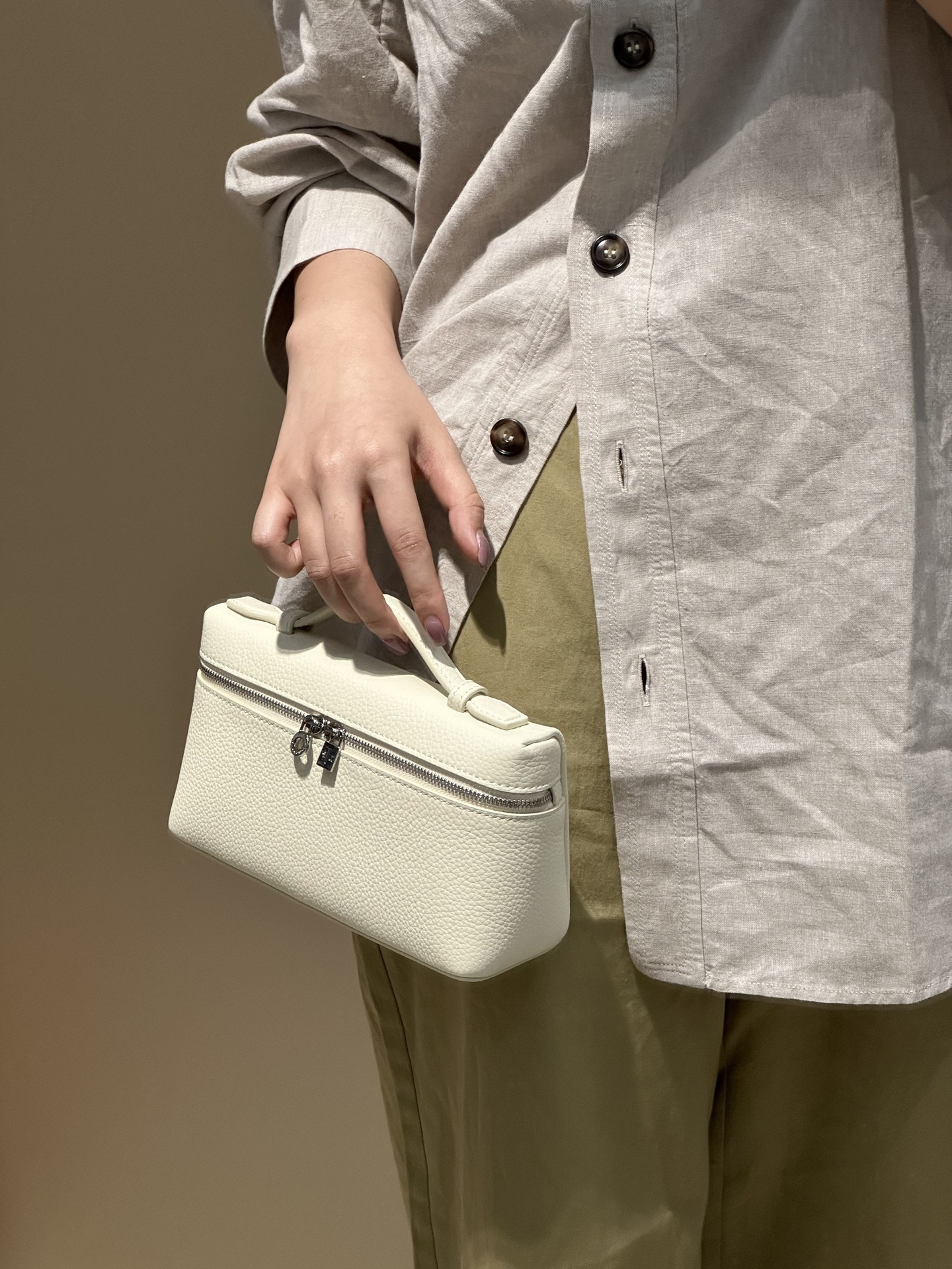 牛皮單肩包/飯盒包(6色)