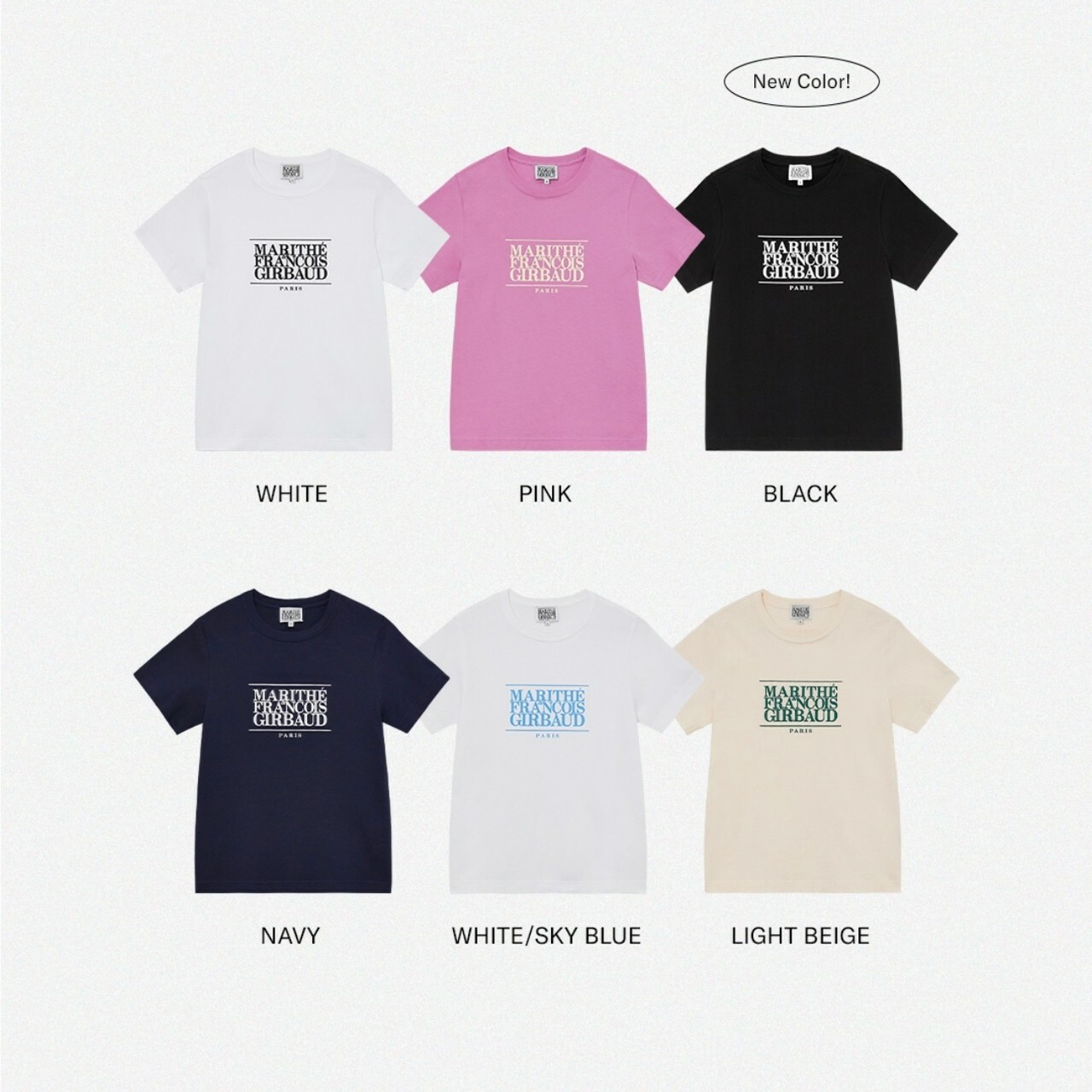 Luxury】Marithe Francois Girbaud CLASSIC LOGO TEE 女款棉質