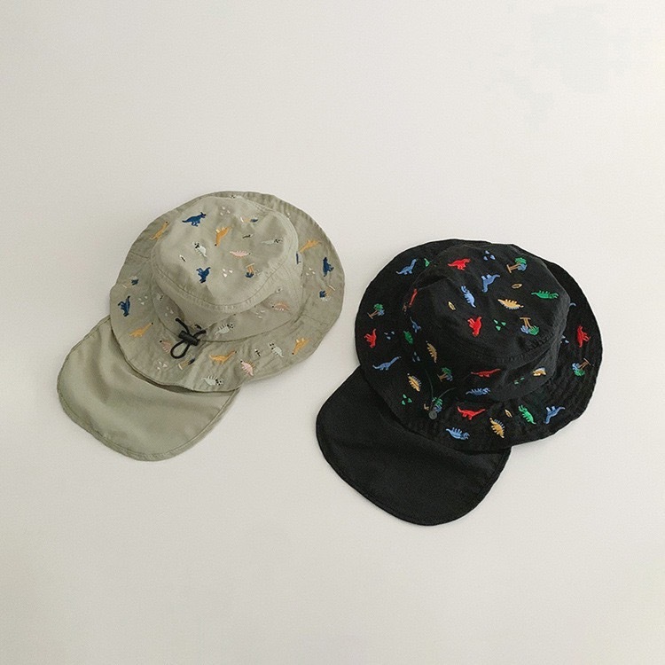 夏季來襲四色護頸遮陽帽