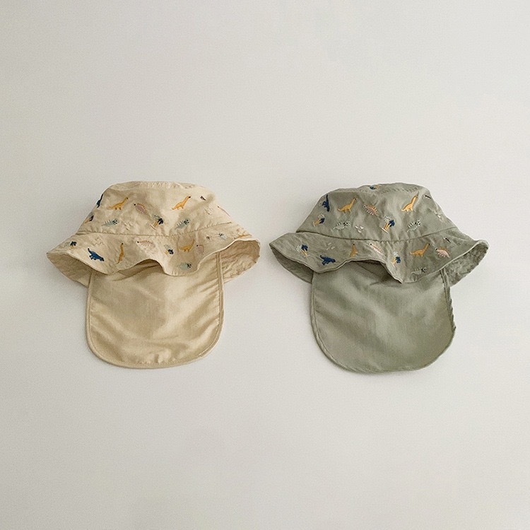 夏季來襲四色護頸遮陽帽