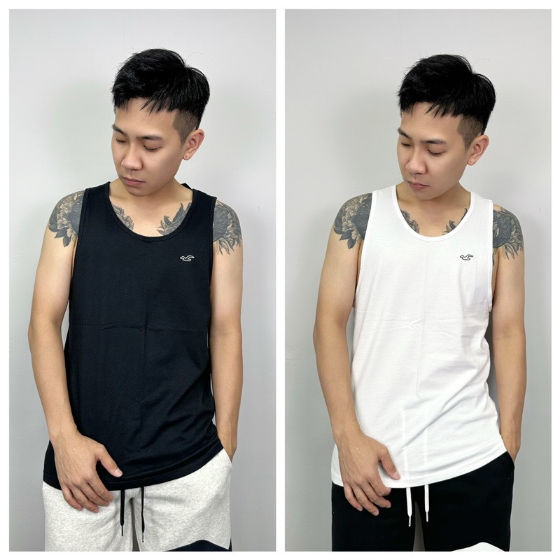 Hollister 海鷗 小Logo 素面 背心