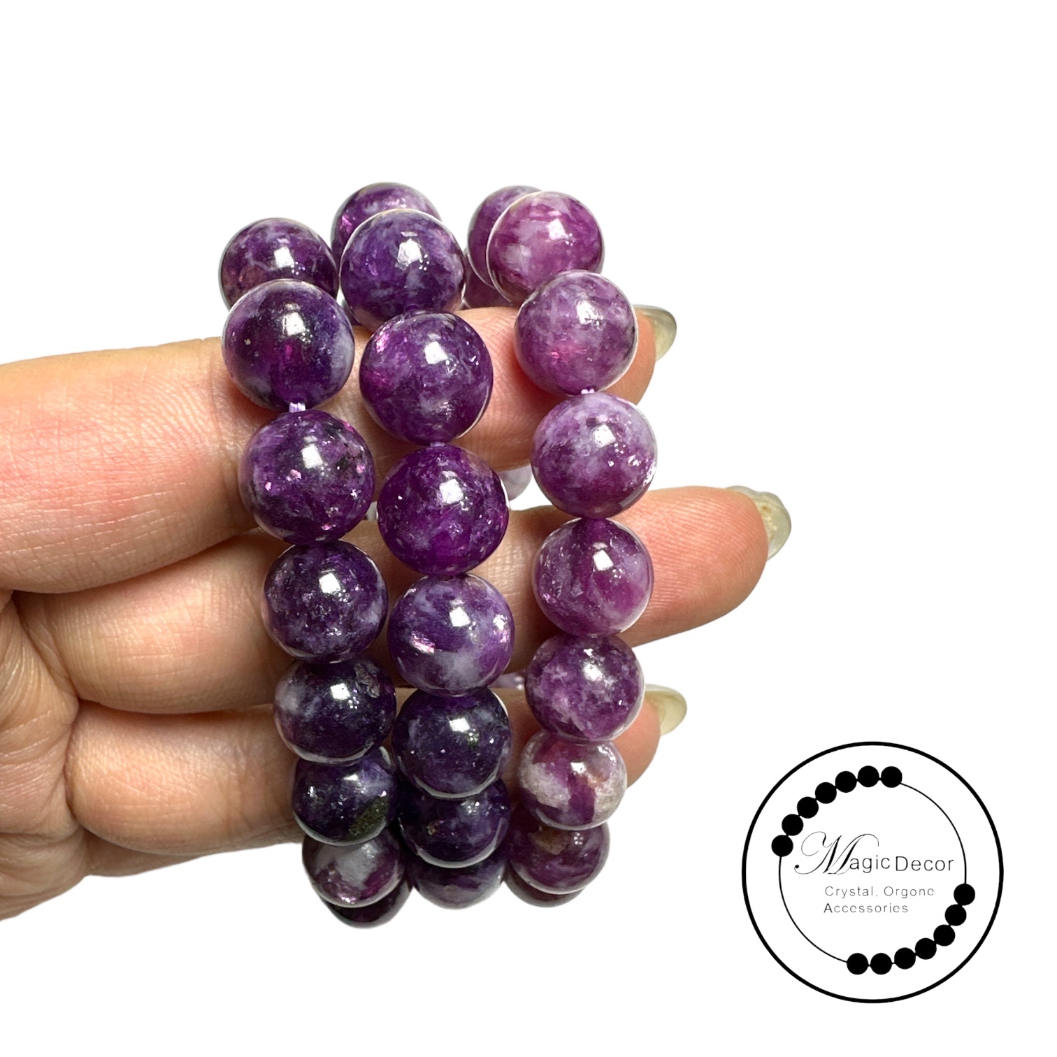 260409 - A22 11mm+葡萄紫祖母晶手串（孤）