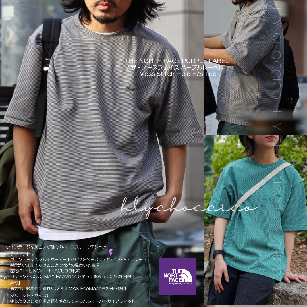 THE NORTH FACE 紫標Moss Stitch Field H/S Tee NT3326N