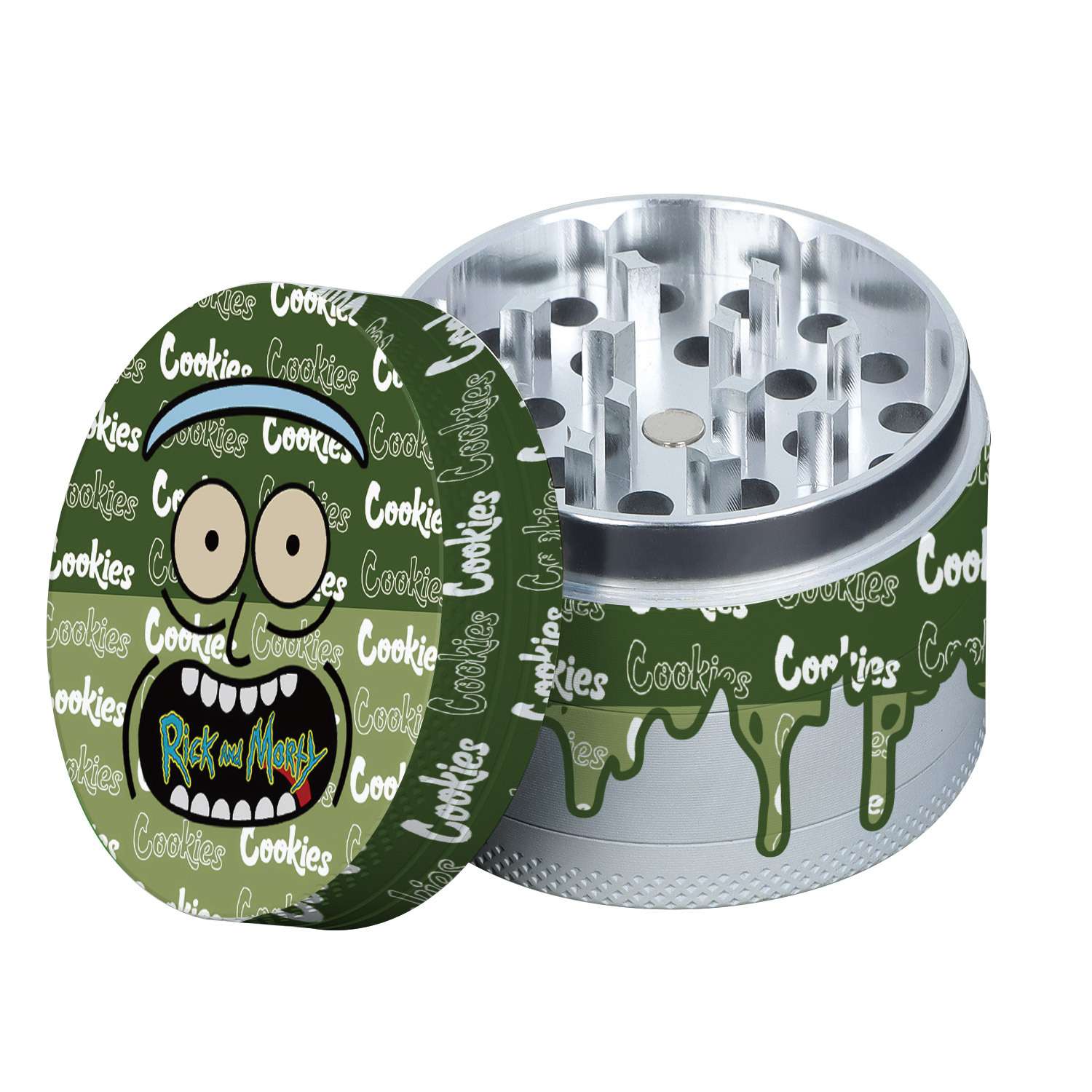 多款瑞克和莫蒂塗鴉 - 鋅合金研磨器 Rick and Morty Grinder 50mm