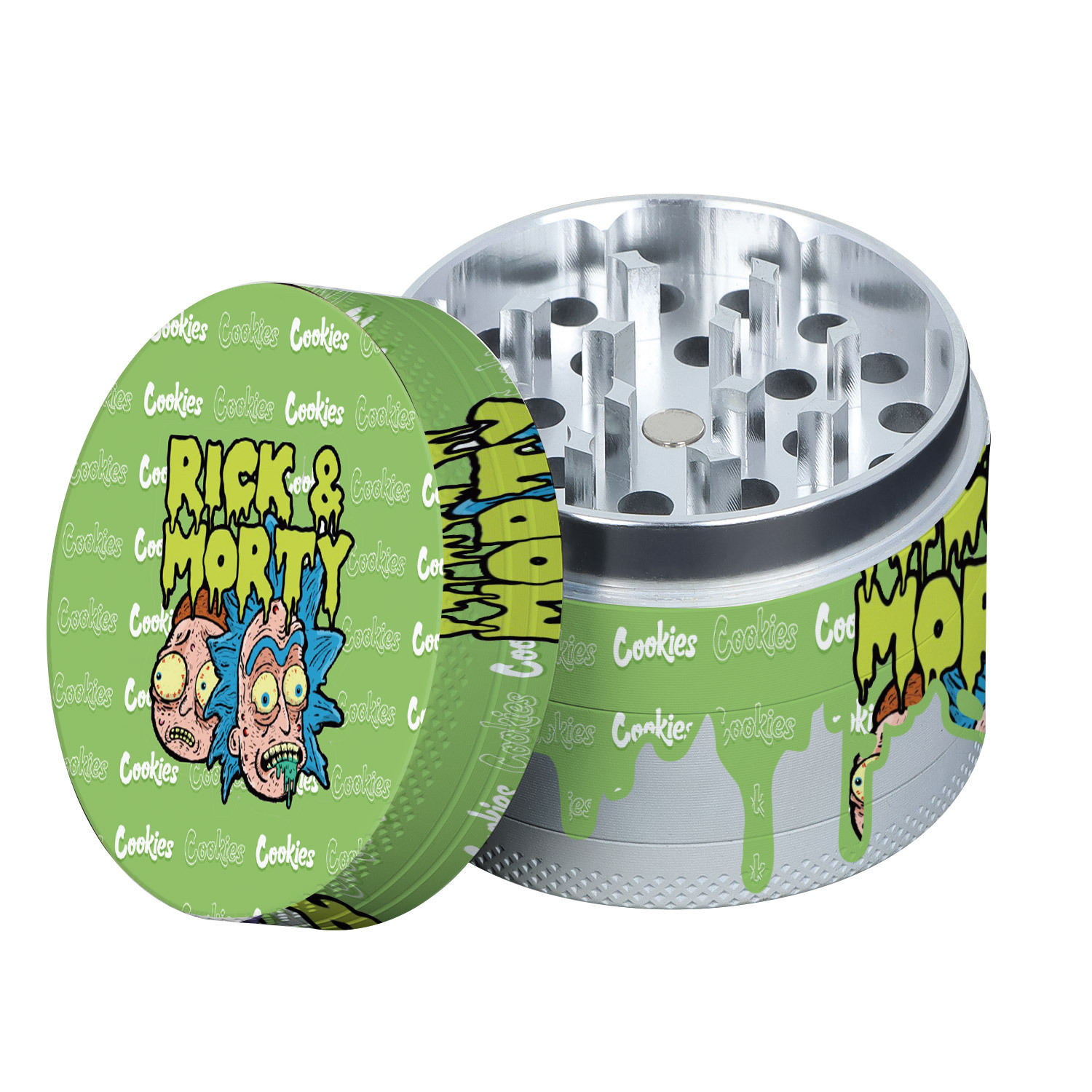多款瑞克和莫蒂塗鴉 - 鋅合金研磨器 Rick and Morty Grinder 50mm