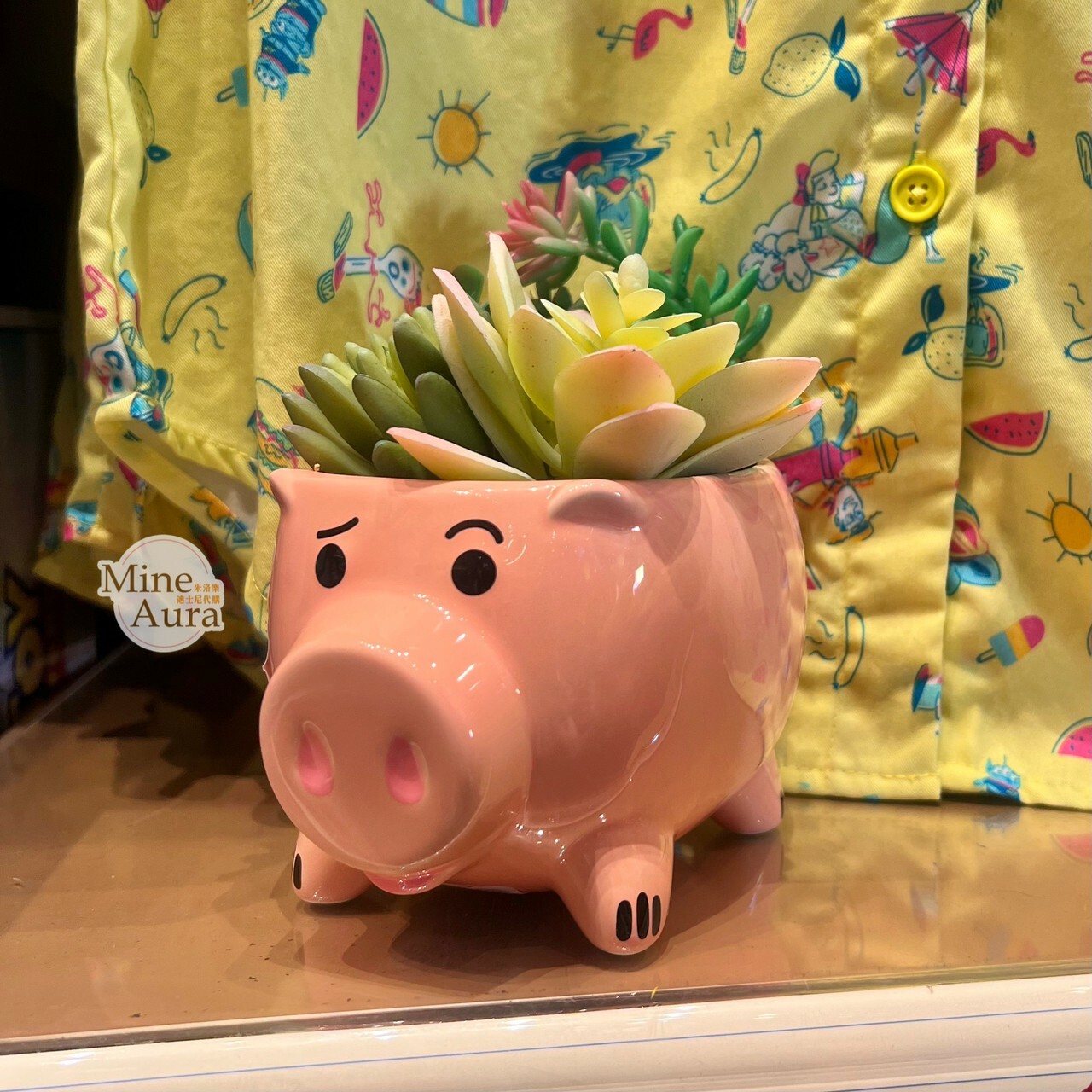 火腿豬 Ham 造型 仿真植物 擺飾品 玩具總動員 Toy Story -香港迪士尼樂園