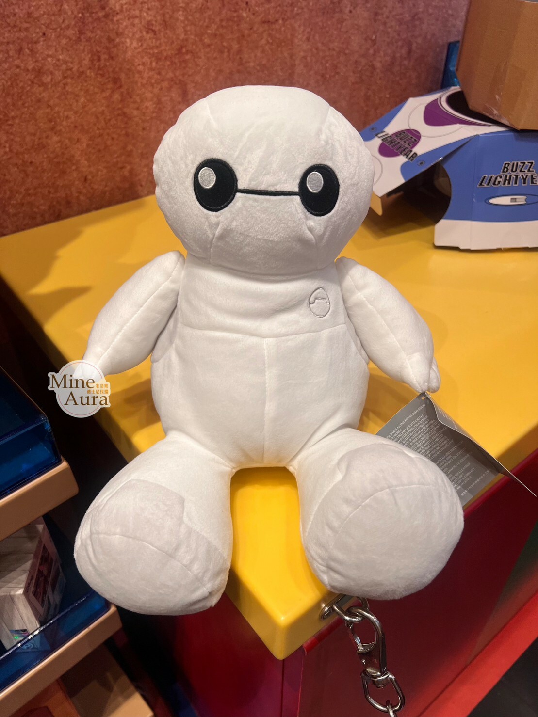 Q版 大腳丫系列 杯麵 Baymax 坐姿大腳丫 娃娃 玩偶 大英雄天團 Big Hero 6 -香港迪士尼樂園