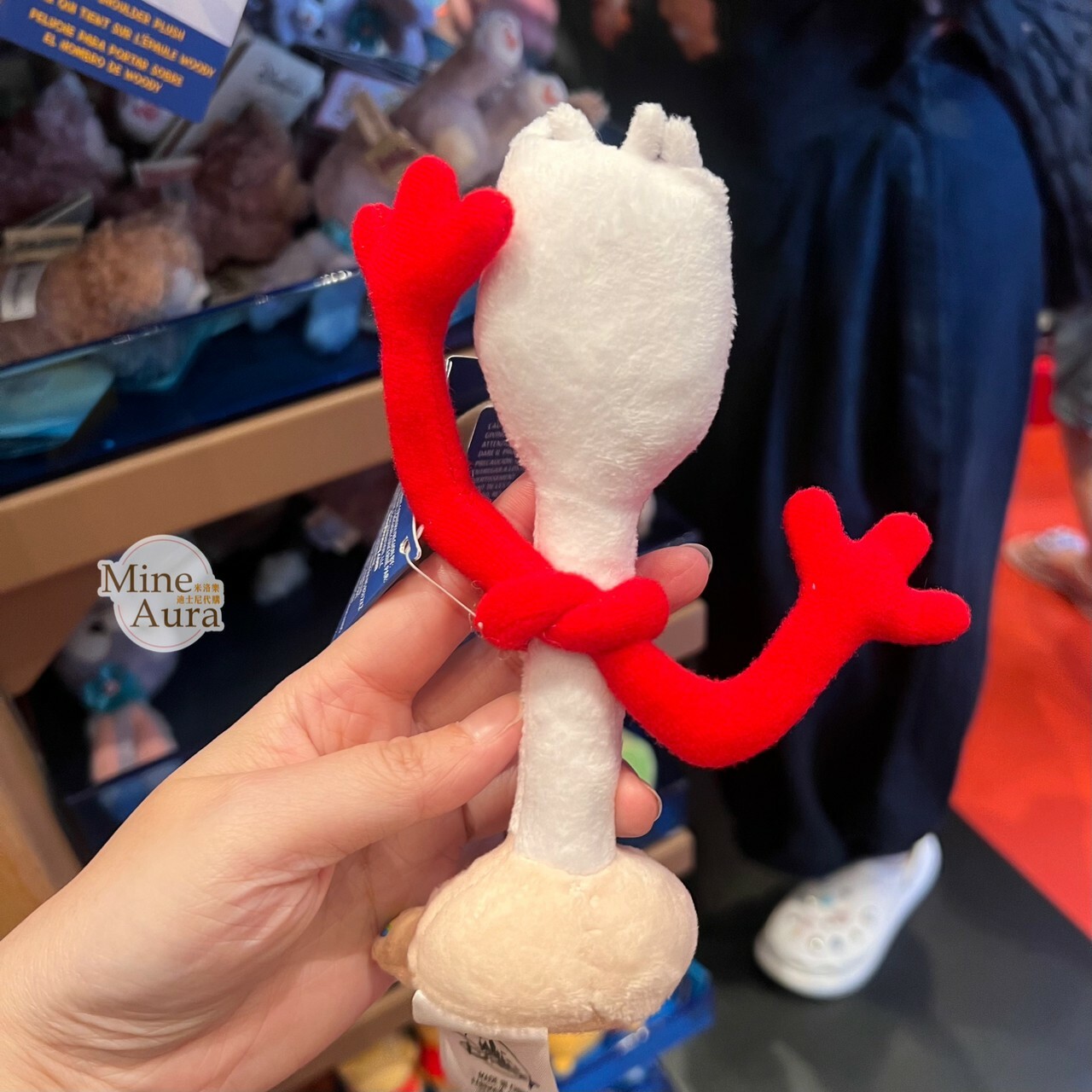 叉奇 Forky 磁鐵 坐肩 絨毛 娃娃 公仔 玩具總動員 Toy Story -香港迪士尼樂園