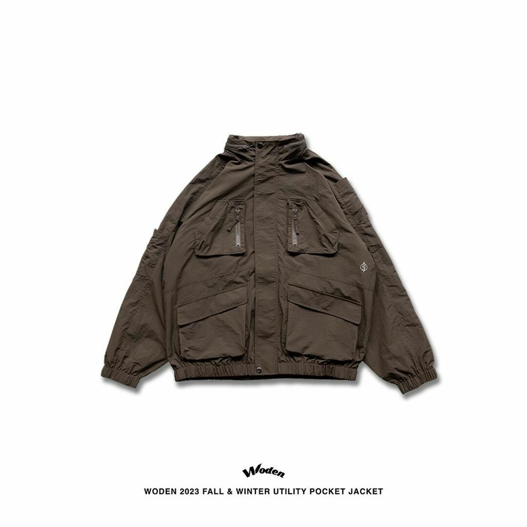 WODEN 2023 Fall & Winter Utility Pocket Jacket 卡其