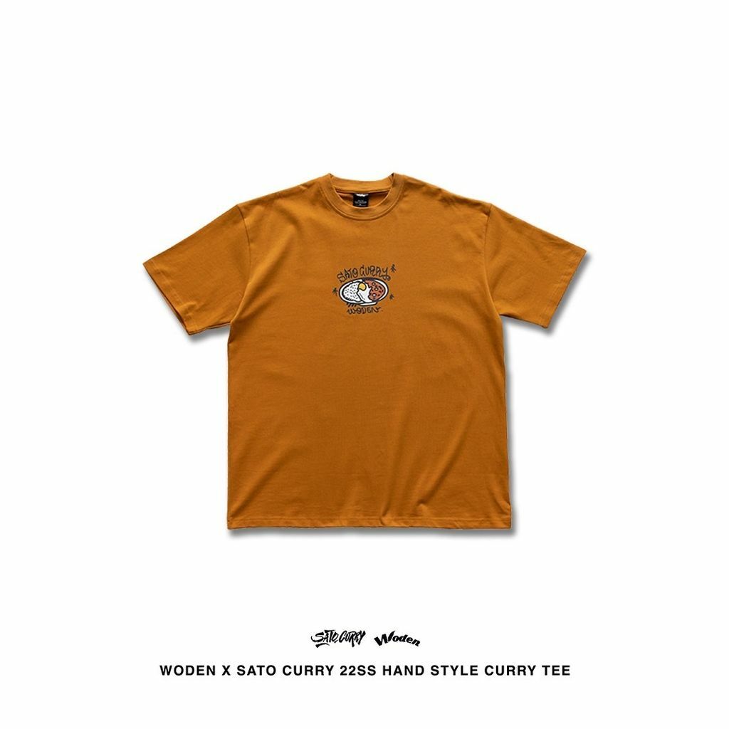 WODEN X Sato Curry 2022 Spring & Summer Hand Style Curry Tee