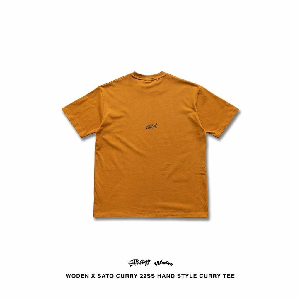 WODEN X Sato Curry 2022 Spring & Summer Hand Style Curry Tee