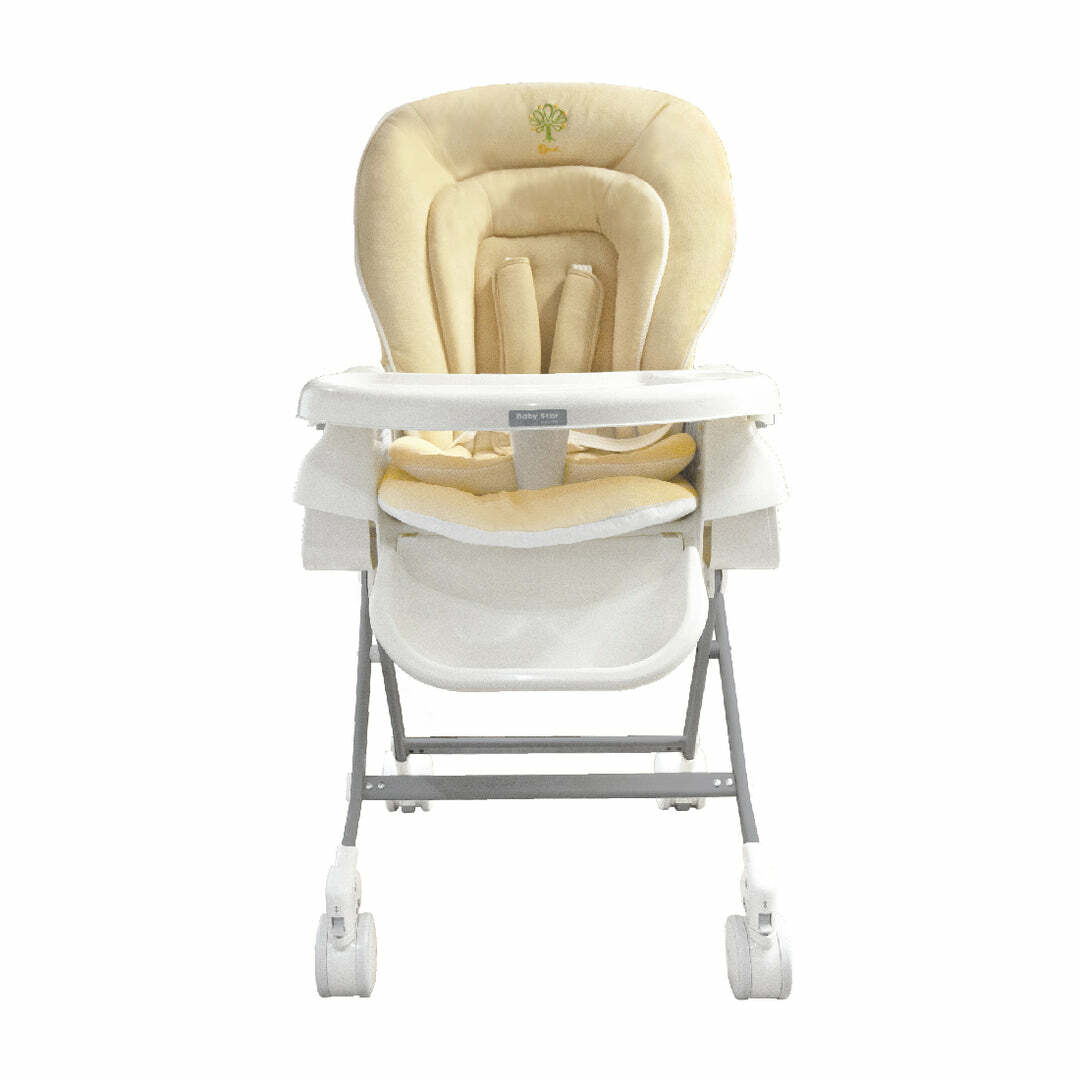 Baby Star Hi-Lo 搖餐椅 - 卡其色