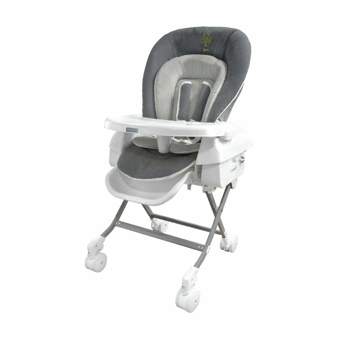 Baby Star Hi-Lo 搖餐椅 - 灰色