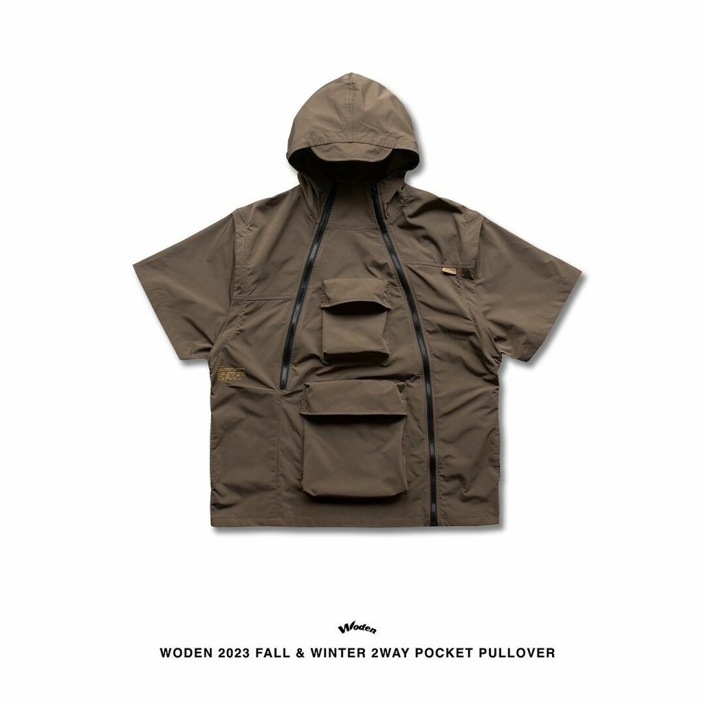 WODEN 2023 Fall & Winter 2Way Pocket Pullover