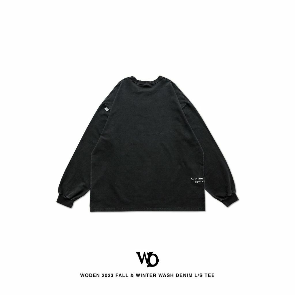WODEN 2023 Fall & Winter Wash Denim L/S tee