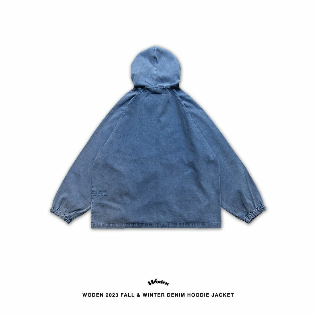 WODEN 2023 Fall & Winter Denim Hoodie Jacket