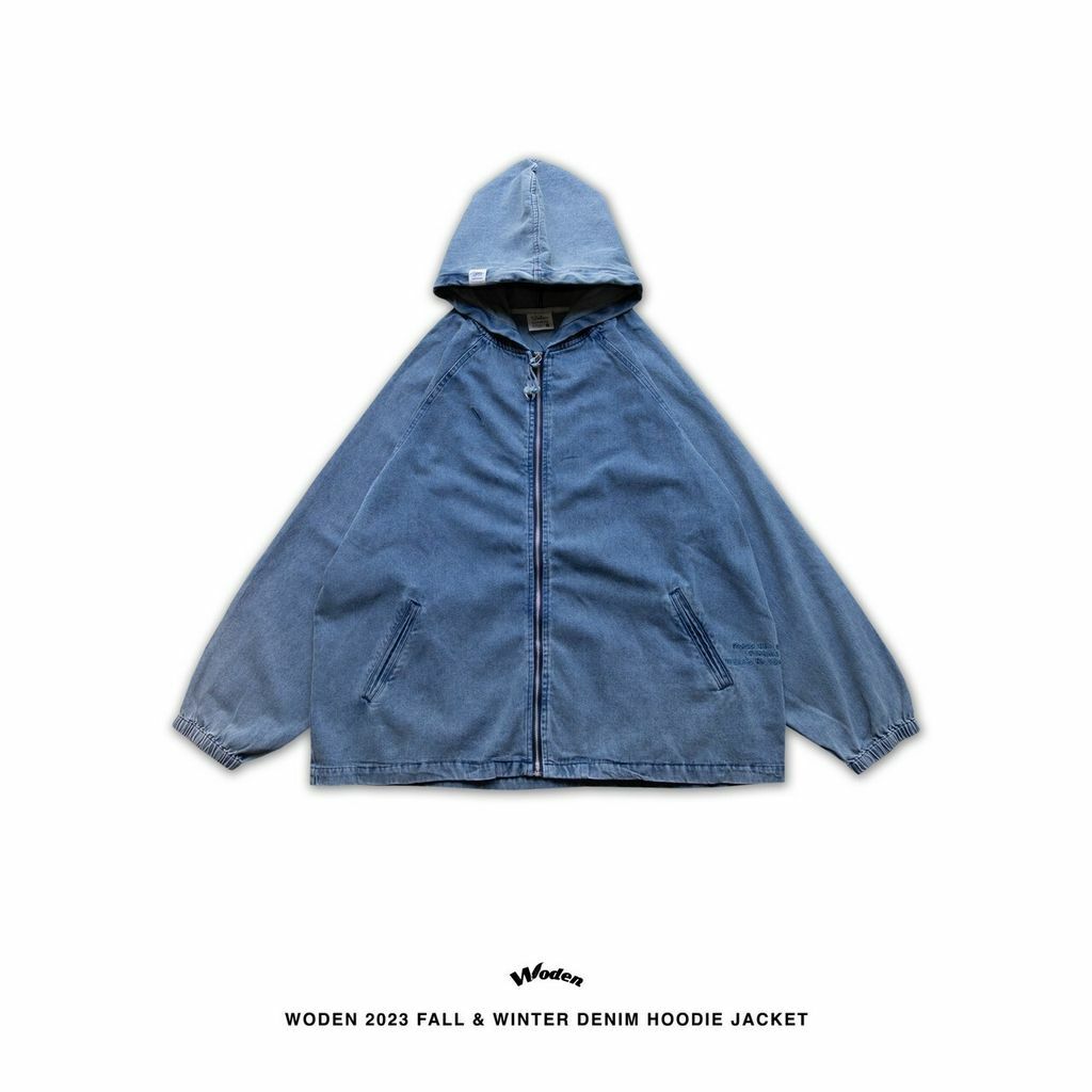 WODEN 2023 Fall & Winter Denim Hoodie Jacket