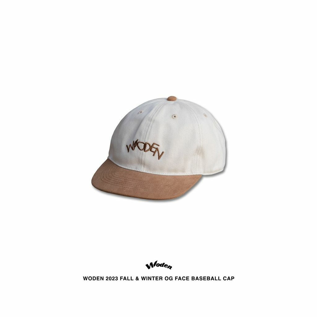WODEN 2023 Fall & Winter OG Face Baseball Cap 卡其