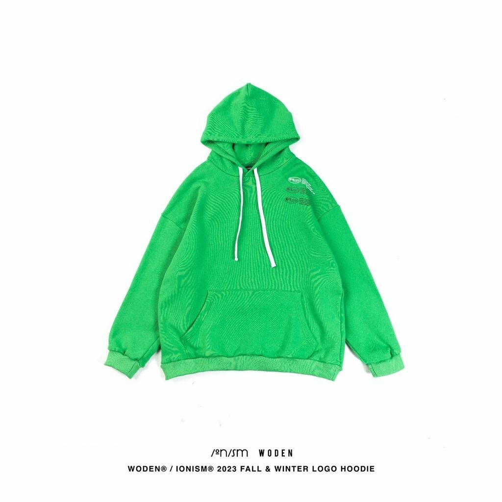WODEN® / IONISM® 2023 Fall & Winter LOGO Hoodie 綠