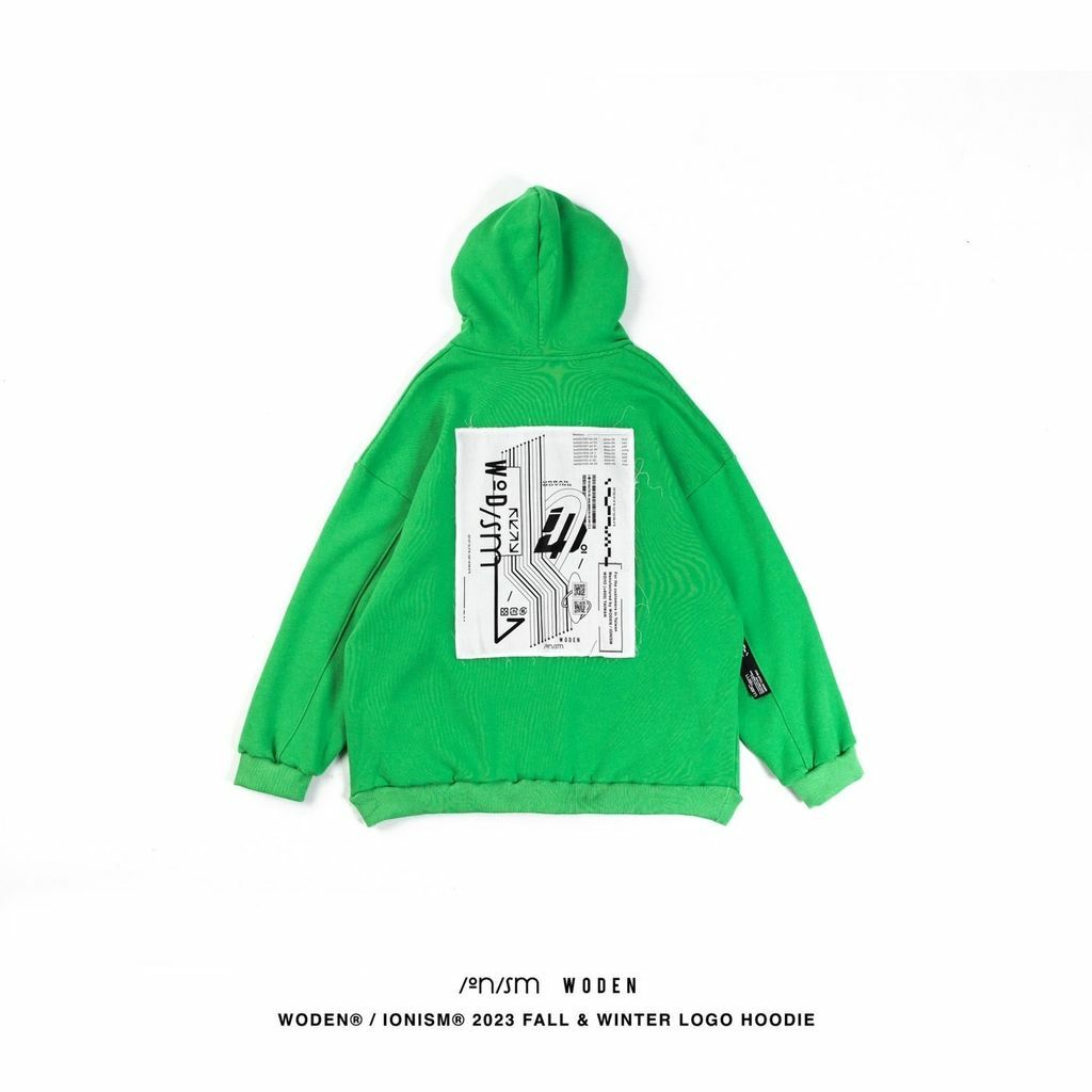 WODEN® / IONISM® 2023 Fall & Winter LOGO Hoodie 綠