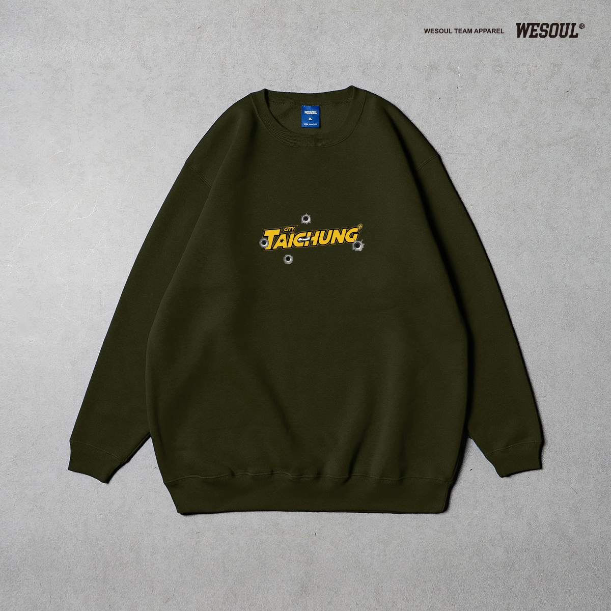 [WESOUL] 城市系列大學T / 台中款 / 共三色