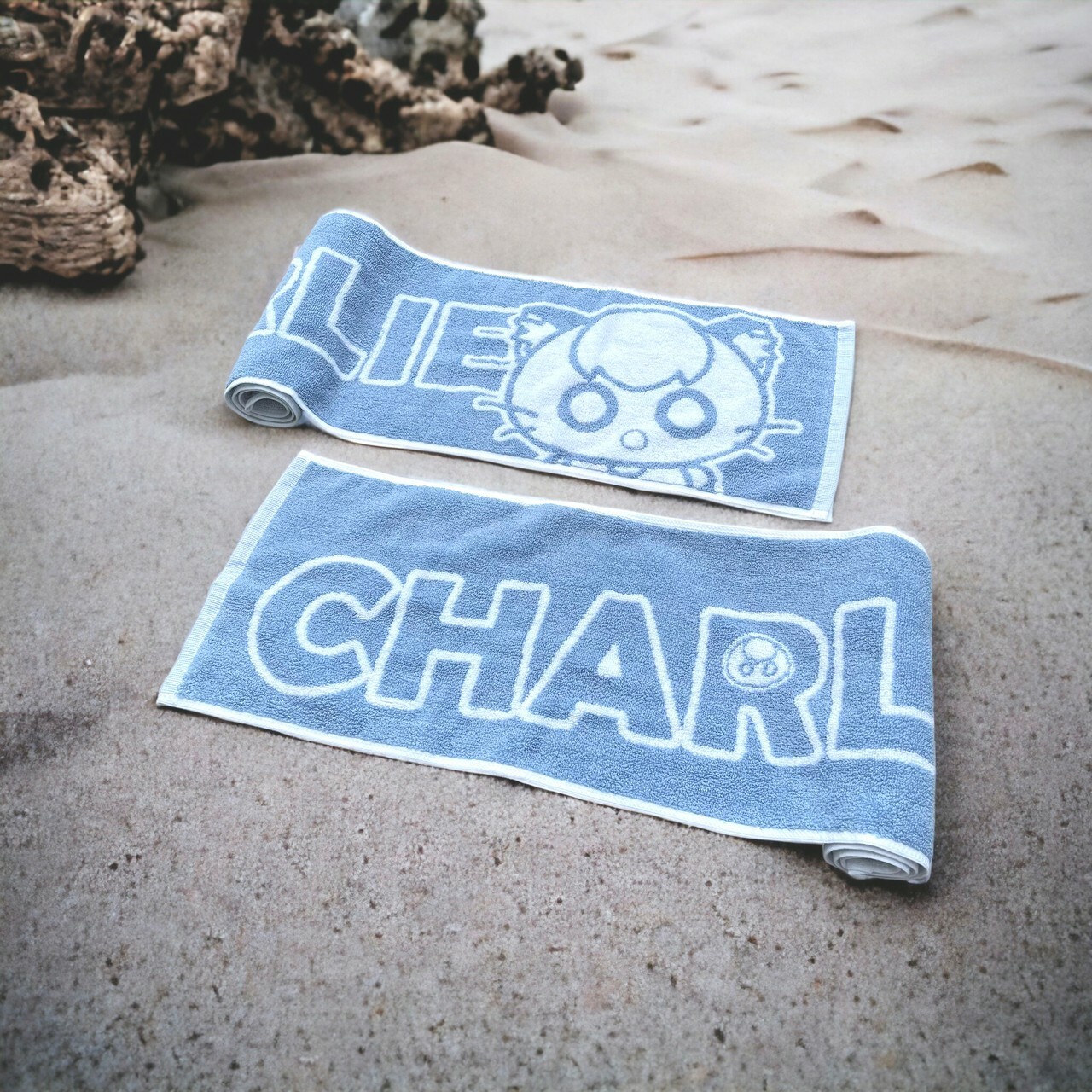 貓咪茶里運動毛巾