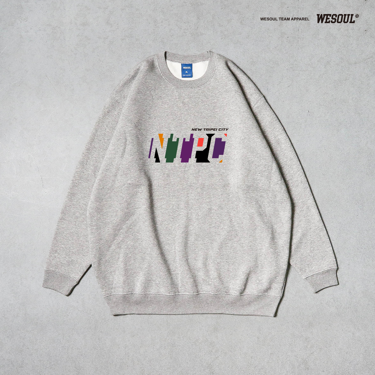 [WESOUL] 城市系列大學T / 新北款 / 共三色